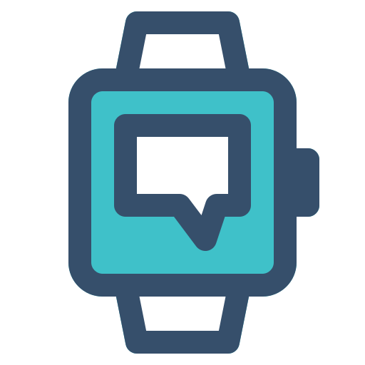 Chat, message, smart, smart watch, watch icon